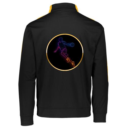 Basketball: Neon Jump Shot - Augusta Sportswear Adult Medalist 2.0 Pullover