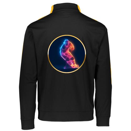 Hockey: Neon Hockey Sketch - Augusta Sportswear Adult Medalist 2.0 Pullover