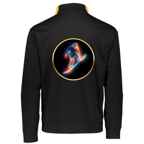 Golden Neon Snowboard - Augusta Sportswear Adult Medalist 2.0 Pullover