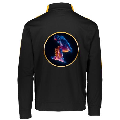 Snowboarding: Arctic Neon Leap - Augusta Sportswear Adult Medalist 2.0 Pullover