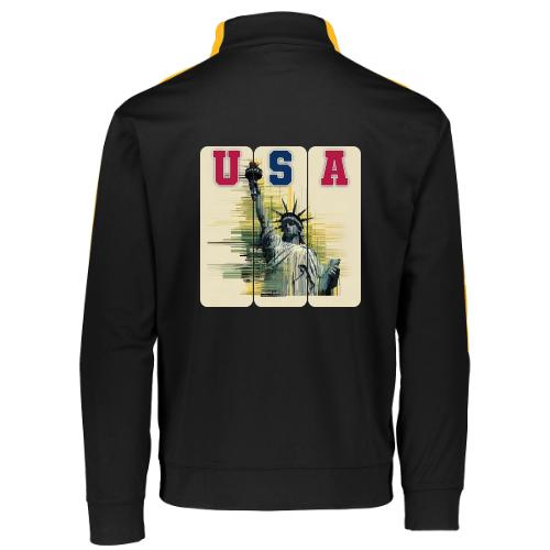 Art illustration of the Statue of Liberty - Augusta Sportswear Adult Medalist 2.0 Pullover