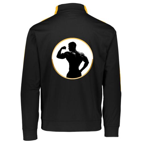 Bodybuilder: Classic Flex Emblem - Augusta Sportswear Adult Medalist 2.0 Pullover