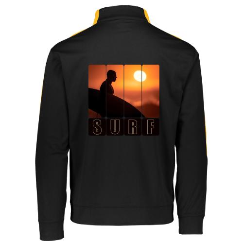 Surfing: Sunset Surf Panels - Augusta Sportswear Adult Medalist 2.0 Pullover