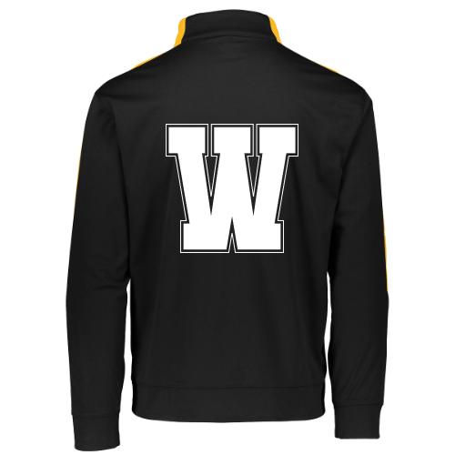 White Letter W – Varsity Alphabet Monogram - Augusta Sportswear Adult Medalist 2.0 Pullover