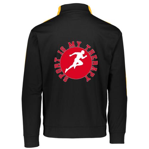 Sport Is My Therapy – Running Motivation Badge - Augusta Sportswear Adult Medalist 2.0 Pullover