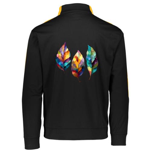 Art: Colorful Leaf Harmony - Augusta Sportswear Adult Medalist 2.0 Pullover