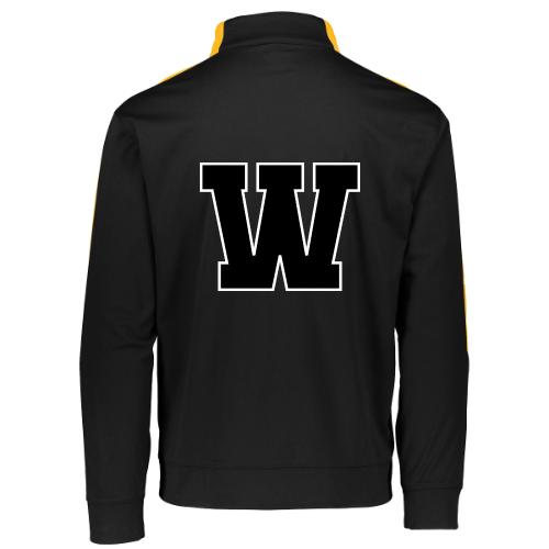 Varsity Letter W Collegiate Font Design - Augusta Sportswear Adult Medalist 2.0 Pullover