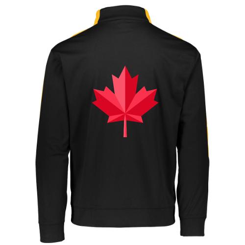 Canadian red maple leaf - Augusta Sportswear Adult Medalist 2.0 Pullover