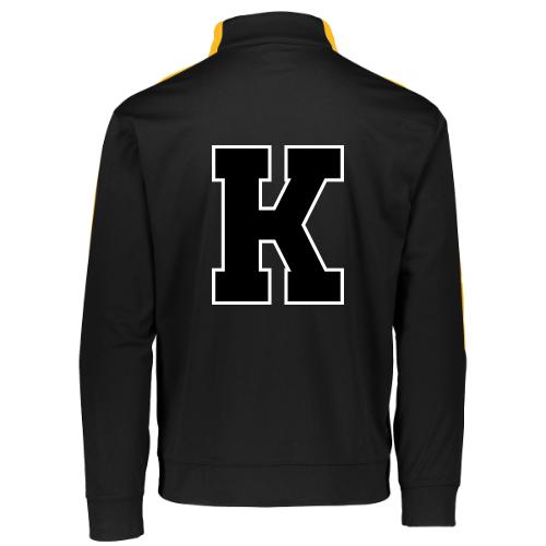 Varsity Letter K Collegiate Font Design - Augusta Sportswear Adult Medalist 2.0 Pullover