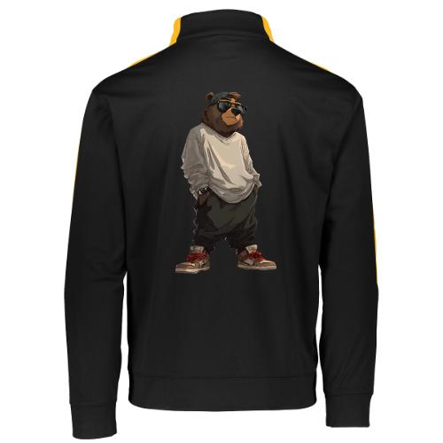 Urban Streetwear Bear Cool Apparel Design - Augusta Sportswear Adult Medalist 2.0 Pullover