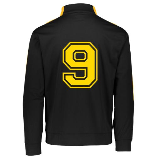 Number 9 in a classic athletic collegiate font - Augusta Sportswear Adult Medalist 2.0 Pullover