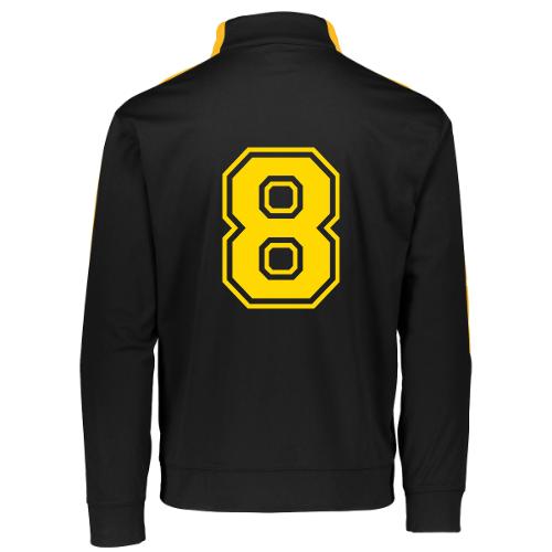 Number 8 in a classic athletic collegiate font - Augusta Sportswear Adult Medalist 2.0 Pullover