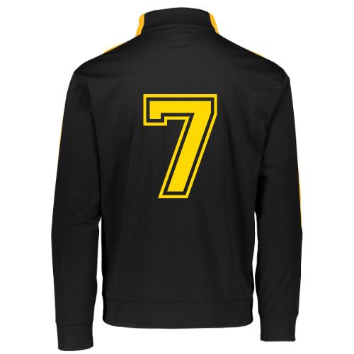 Number 7 in a classic athletic collegiate font - Augusta Sportswear Adult Medalist 2.0 Pullover