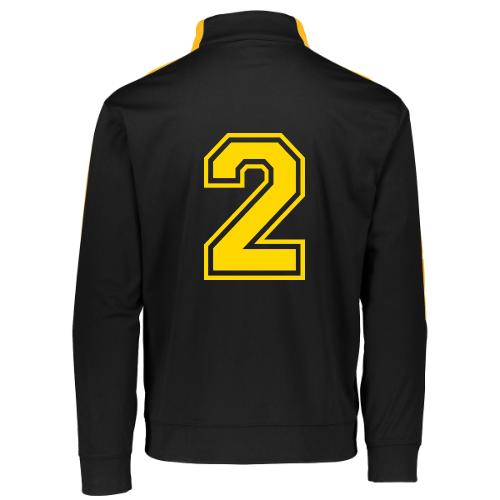 Number 2 in a classic athletic collegiate font - Augusta Sportswear Adult Medalist 2.0 Pullover