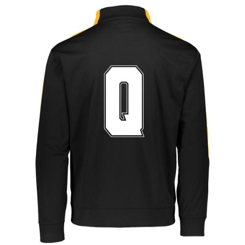 White Letter Q – Varsity Alphabet Monogram - Augusta Sportswear Adult Medalist 2.0 Pullover