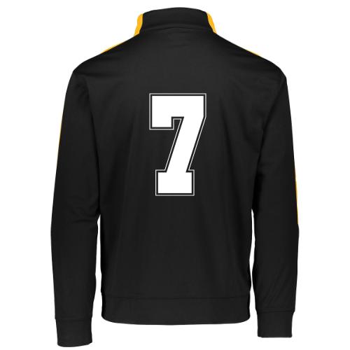 White Number 7 – Varsity Font - Augusta Sportswear Adult Medalist 2.0 Pullover