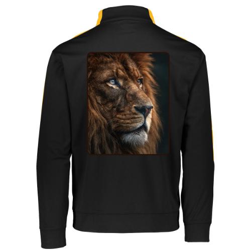 Lion Portrait Majestic Wildlife Design - Augusta Sportswear Adult Medalist 2.0 Pullover