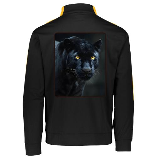 Black Panther Glowing Eyes Design - Augusta Sportswear Adult Medalist 2.0 Pullover