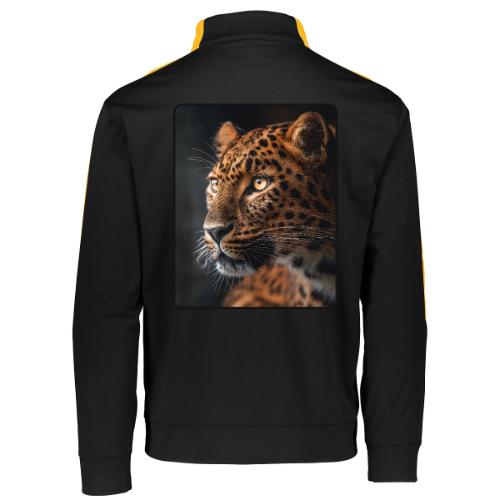 Amur Leopard Face Wildlife Design - Augusta Sportswear Adult Medalist 2.0 Pullover
