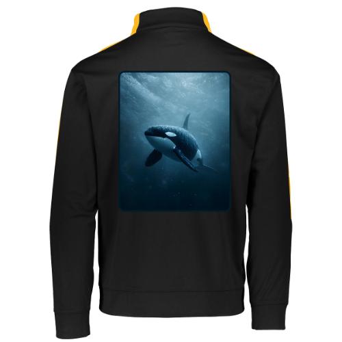 Orca Ocean Wildlife Design - Augusta Sportswear Adult Medalist 2.0 Pullover