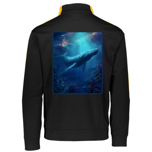 Humpback Whale Ocean Reef Design - Augusta Sportswear Adult Medalist 2.0 Pullover