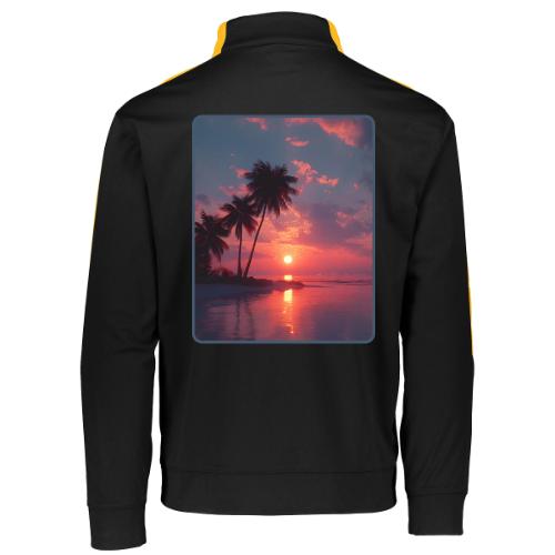 Tropical Sunset Ocean Reflection Design - Augusta Sportswear Adult Medalist 2.0 Pullover