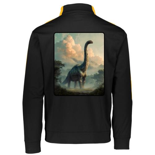 Brachiosaurus Prehistoric Scene Design - Augusta Sportswear Adult Medalist 2.0 Pullover