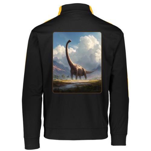 Brachiosaurus Valley Landscape Design - Augusta Sportswear Adult Medalist 2.0 Pullover