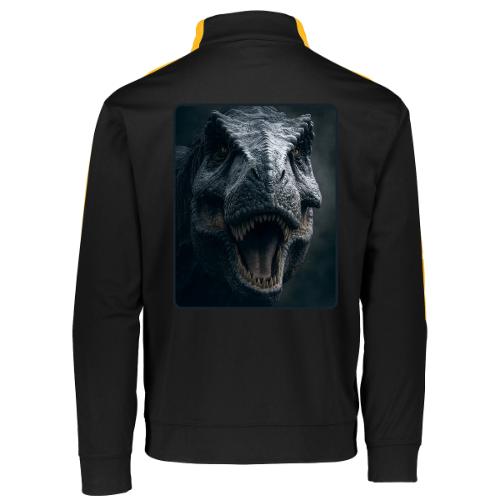 T Rex Cinematic Close-Up Design - Augusta Sportswear Adult Medalist 2.0 Pullover