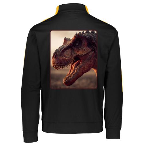 T Rex Roaring Close-Up Design - Augusta Sportswear Adult Medalist 2.0 Pullover