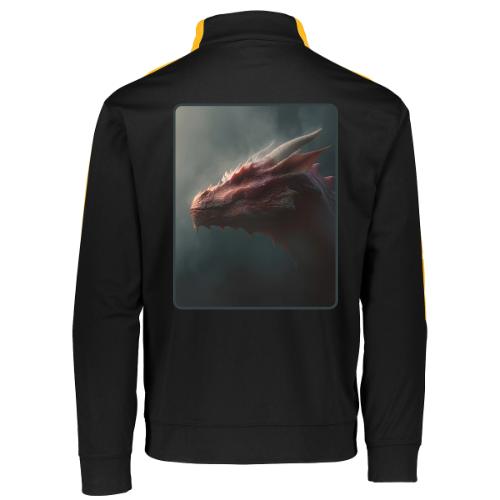 Red Dragon Fog Portrait Design - Augusta Sportswear Adult Medalist 2.0 Pullover