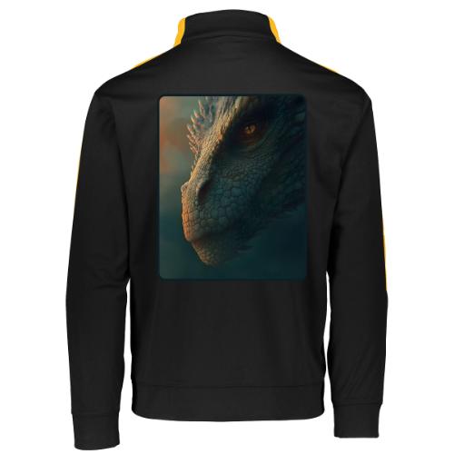 Golden Eye Dragon Close-Up Design - Augusta Sportswear Adult Medalist 2.0 Pullover