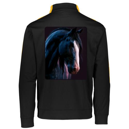 Noble Horse Cinematic Portrait Design - Augusta Sportswear Adult Medalist 2.0 Pullover