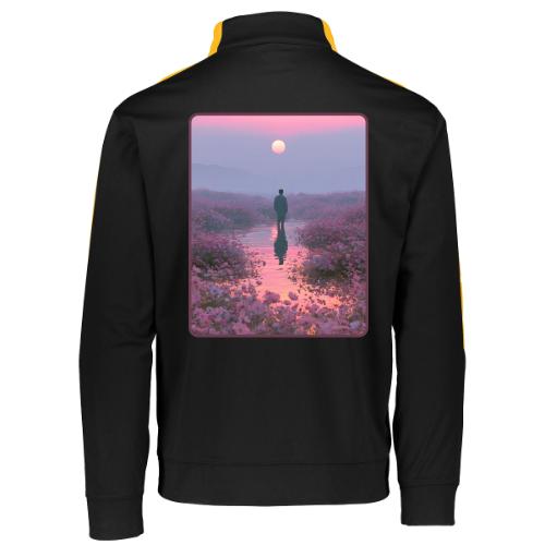 Ethereal Sunset Flower Field Art - Augusta Sportswear Adult Medalist 2.0 Pullover