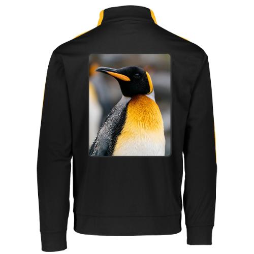 King Penguin Portrait Design - Augusta Sportswear Adult Medalist 2.0 Pullover
