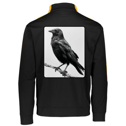 Raven Black and White Art Design - Augusta Sportswear Adult Medalist 2.0 Pullover
