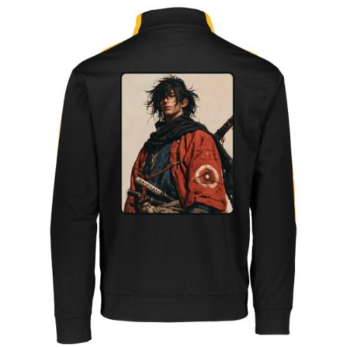 Young Samurai Warrior Portrait - Augusta Sportswear Adult Medalist 2.0 Pullover
