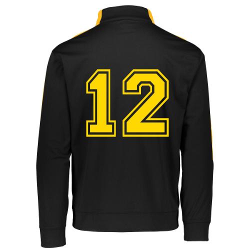 Number 12 in a classic athletic collegiate font - Augusta Sportswear Adult Medalist 2.0 Pullover