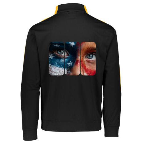 USA: Star-Spangled Glance - Augusta Sportswear Adult Medalist 2.0 Pullover