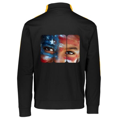 USA: Eyes of the Flag - Augusta Sportswear Adult Medalist 2.0 Pullover