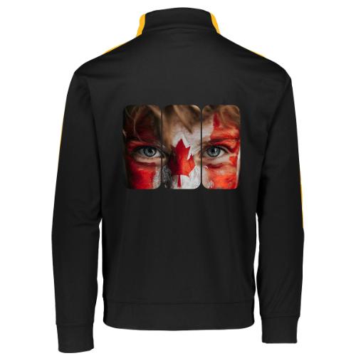 Canada: Maple Leaf Gaze - Augusta Sportswear Adult Medalist 2.0 Pullover