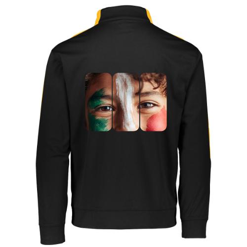 Mexico: Three Stripes of Pride - Augusta Sportswear Adult Medalist 2.0 Pullover