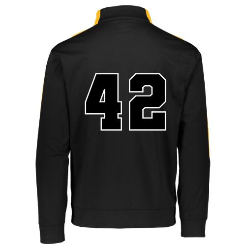 Varsity Number 42 Sports Style - Augusta Sportswear Adult Medalist 2.0 Pullover