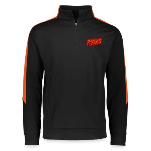 Rebellious Graffiti Neon Orange Streetwear T-Shirt - Augusta Sportswear Adult Medalist 2.0 Pullover