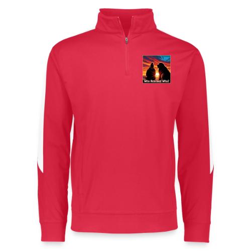 Who Rescued Who- Winter Version - Augusta Sportswear Adult Medalist 2.0 Pullover