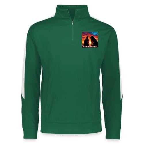 Who Rescued Who- Winter Version - Augusta Sportswear Adult Medalist 2.0 Pullover