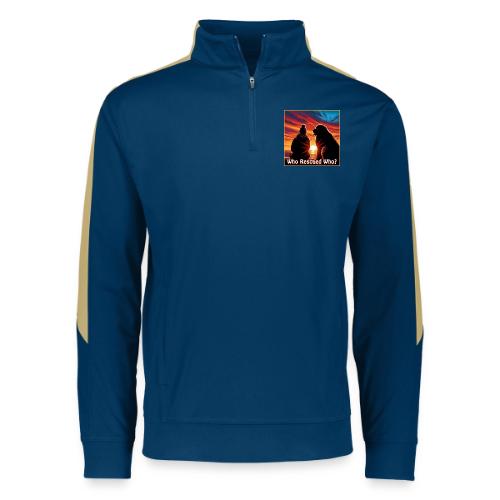 Who Rescued Who- Winter Version - Augusta Sportswear Adult Medalist 2.0 Pullover