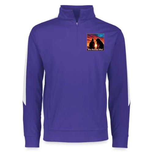 Who Rescued Who- Winter Version - Augusta Sportswear Adult Medalist 2.0 Pullover