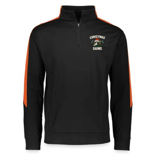 Christmas Gains – Santa Barbell Power - Augusta Sportswear Adult Medalist 2.0 Pullover