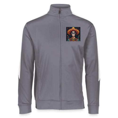 Charra Skull Art | Traditional Mexican Design - Augusta Sportswear Unisex 2.0 Medalist Jacket